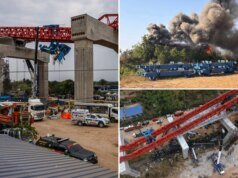 Co najmniej 32 osoby zginęły po upadku dźwigu na zatłoczony pociąg w Tajlandii
| przegladursynowski.pl Co najmniej 32 osoby zginęły po upadku dźwigu na zatłoczony pociąg w Tajlandii
| przegladursynowski.pl