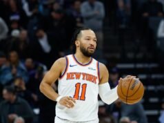Jalen Brunson z drużyny Knicks wypada z meczu przeciwko Kings z powodu kontuzji kostki
| przegladursynowski.pl Jalen Brunson z drużyny Knicks wypada z meczu przeciwko Kings z powodu kontuzji kostki
| przegladursynowski.pl