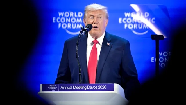 Trump oświadczył w Davos, że „nie użyje siły” do zajęcia Grenlandii
| przegladursynowski.pl